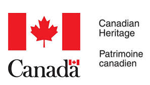 Canadian Heritage logo with the Canadian flag and bilingual text.